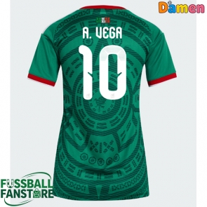 Mexiko Alexis Vega #10 Replik Heimtrikot Damen WM 2026 Kurzarm